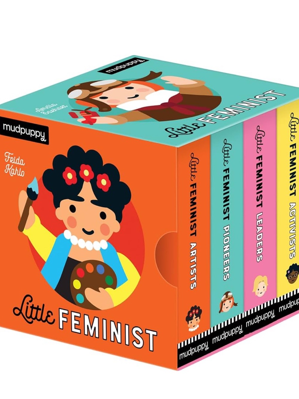 Mudpuppy Little Feminist Mini Board Book Set 4 Pack Pioneers Leaders Artists